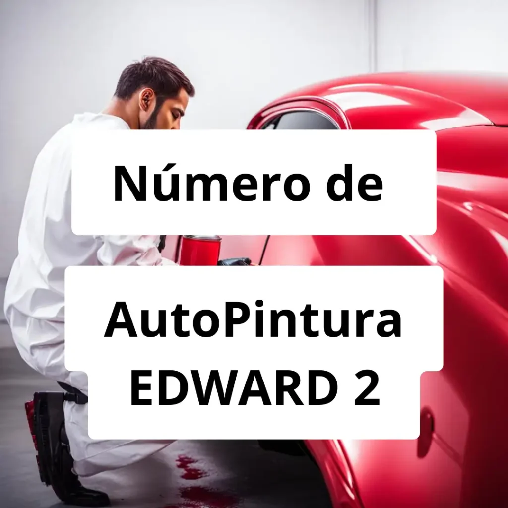Numero de vendedor de pintura automotriz AutoPintura EDWARD 2