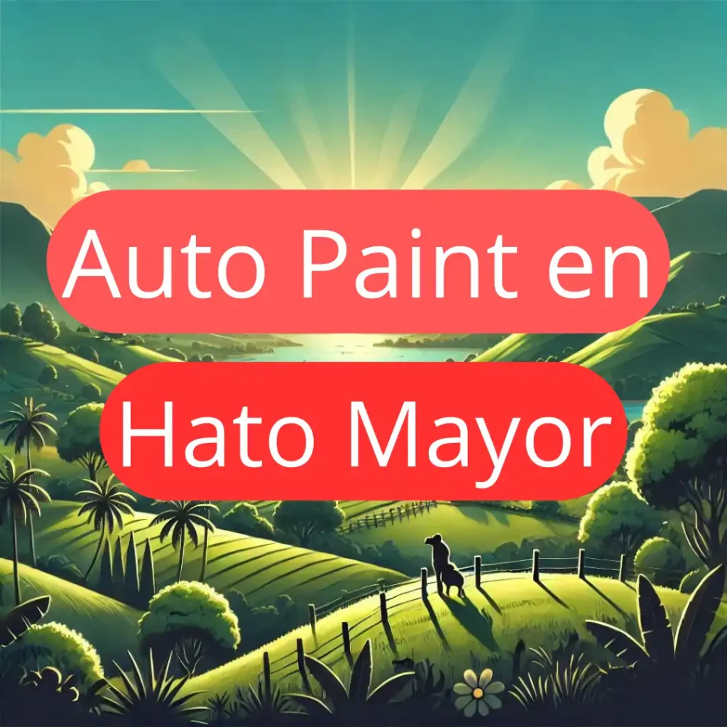 Número de vendedor de pintura autmotriz cerca de Hato Mayor