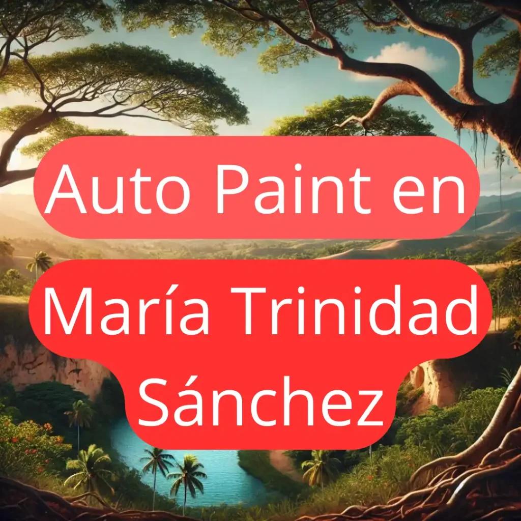Número de vendedor de pintura autmotriz cerca de María Trinidad Sánchez