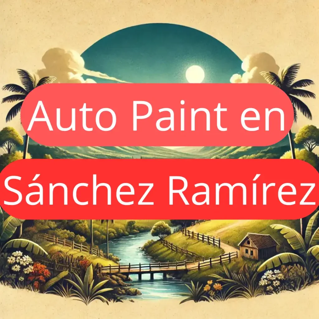 Número de vendedor de pintura autmotriz cerca de Sánchez Ramírez