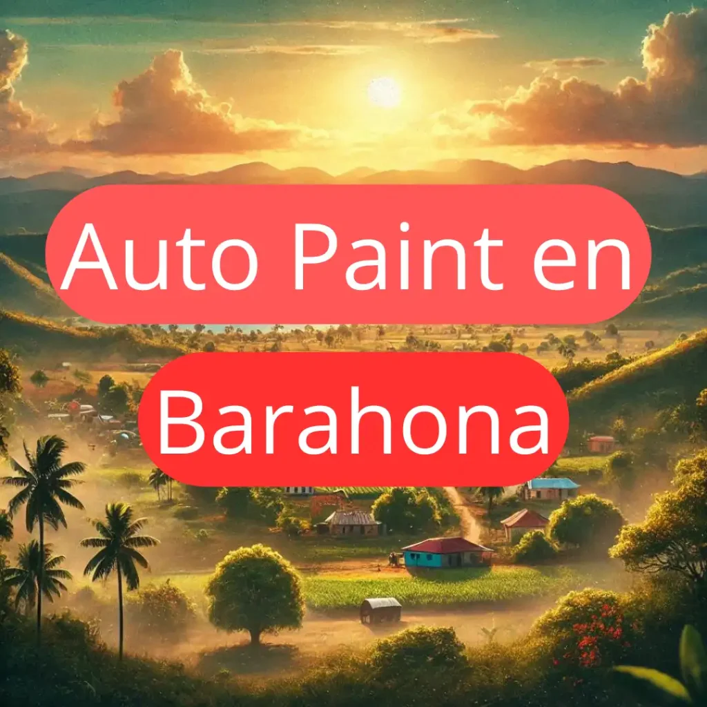 Número de vendedor de pintura autmotriz cerca de Barahona