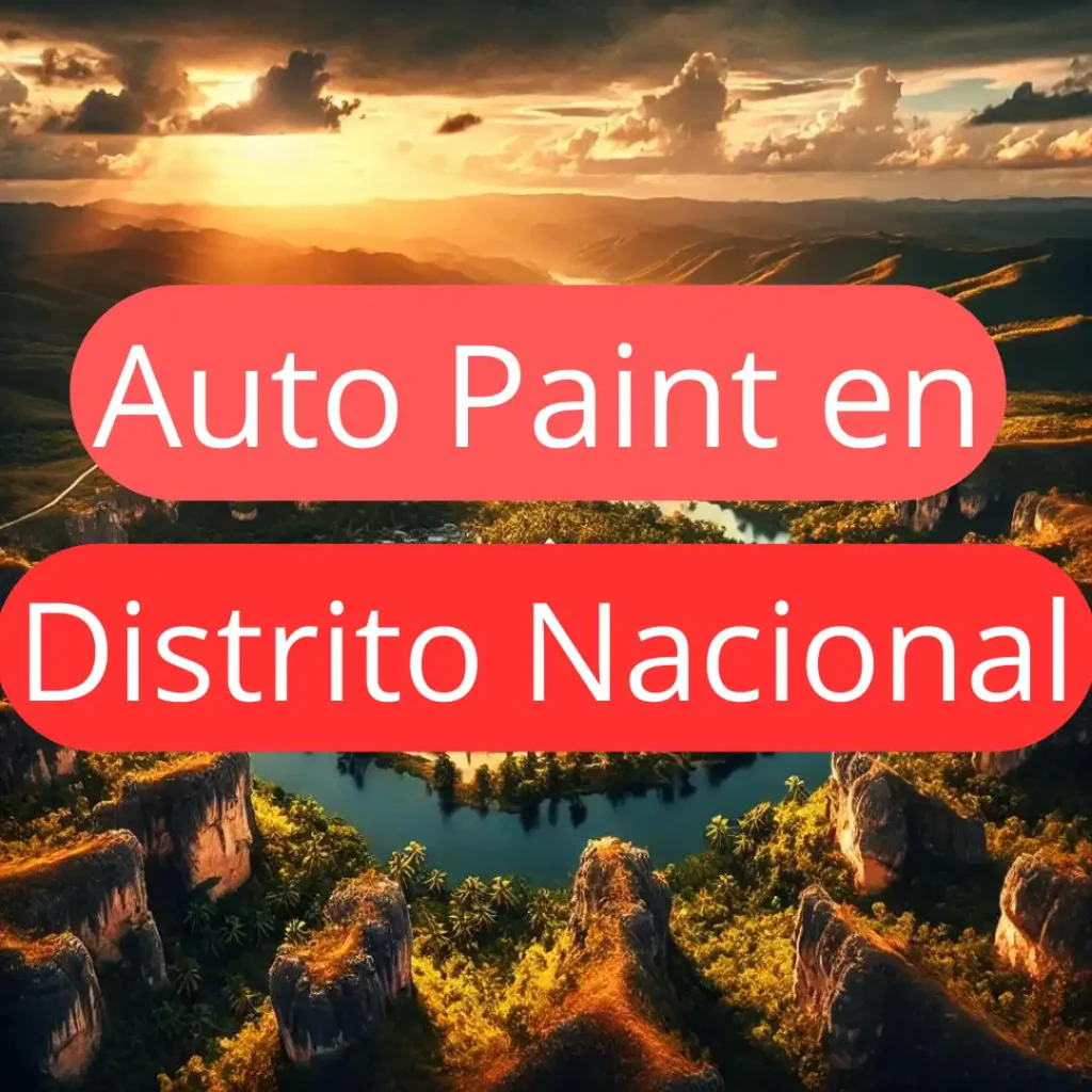 Número de vendedor de pintura autmotriz cerca de Distrito Nacional